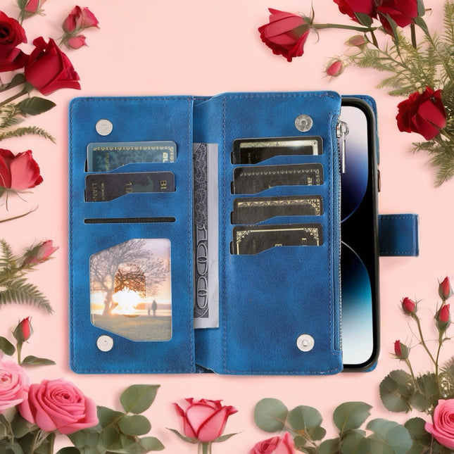 Lotus Mandala Bloom Leather Phone Wallet Case | Minimal Design with Secure Card Storage & Durable Protection