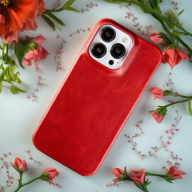 Leather Phone Case | Minimal Back Cover with Classic Finish & Everyday Protection