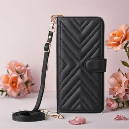 Aurelia Quilted Wallet Phone Case with Card Slots, Secure Snap & Detachable Strap