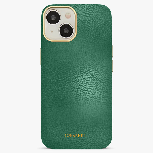iPhone 13 Mini Elite Leather MagSafe Compatible Dark Green
