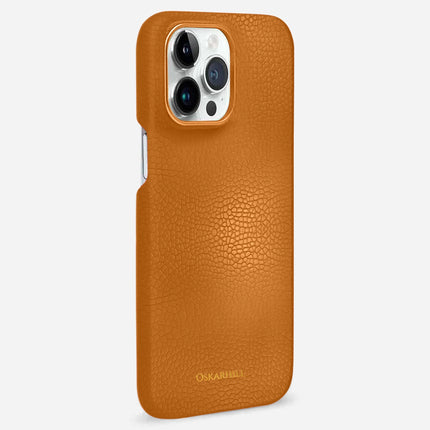 iPhone 13 Pro Max Classic Leather Case - Ruddy Brown