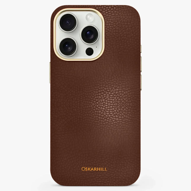 iPhone 14 Pro Elite Leather MagSafe Compatible Crater Brown