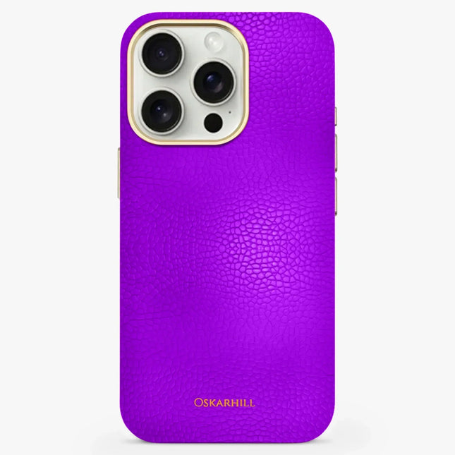 iPhone 14 Pro Elite Leather MagSafe Compatible Dark Violet