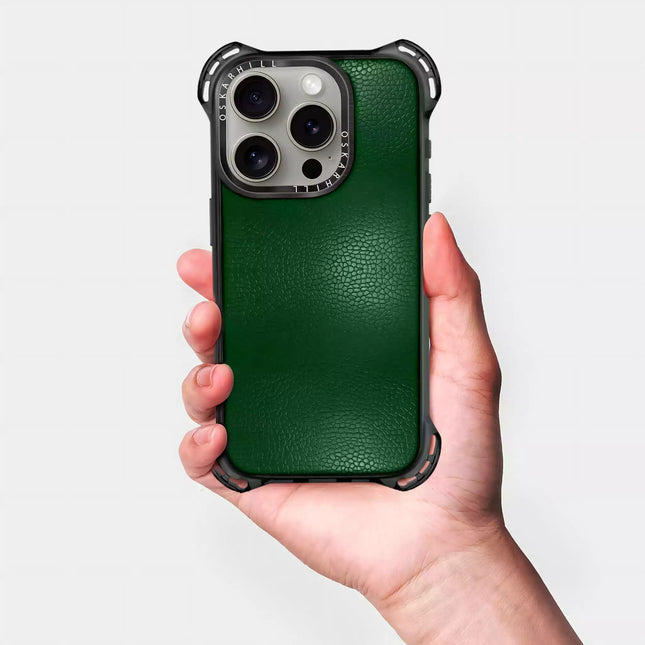 iPhone 15 Pro Bounce Case MagSafe Compatible Dark Green
