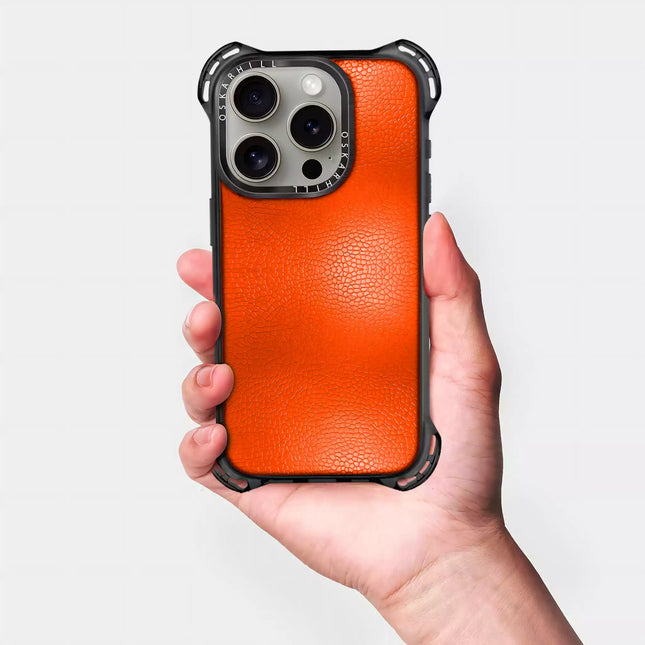 iPhone 15 Pro Bounce Case MagSafe Compatible Reddish Orange