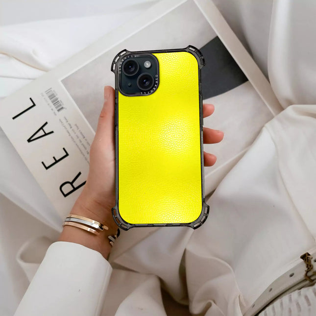 iPhone 15 Bounce Case MagSafe Compatible Lemon Yellow
