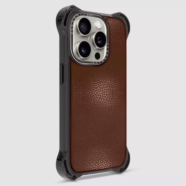 iPhone 15 Pro Max Bounce Case MagSafe Compatible Crater Brown