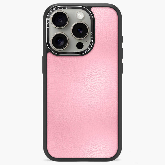 iPhone 15 Pro Max Hülle Elite Leder – Babyrosa