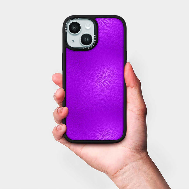 iPhone 13 Hülle Elite Leder – Dunkelviolett