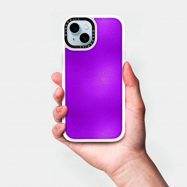 iPhone 14 Case Classic Leather — Dark Violet