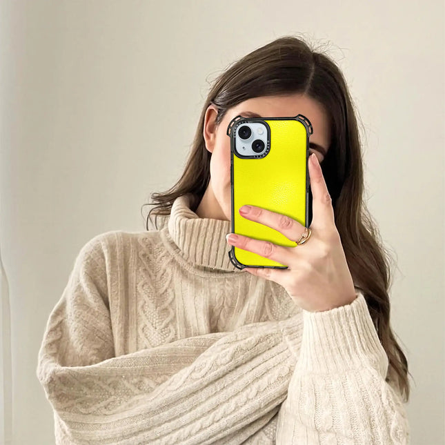 iPhone 15 Case Bounce — Lemon Yellow