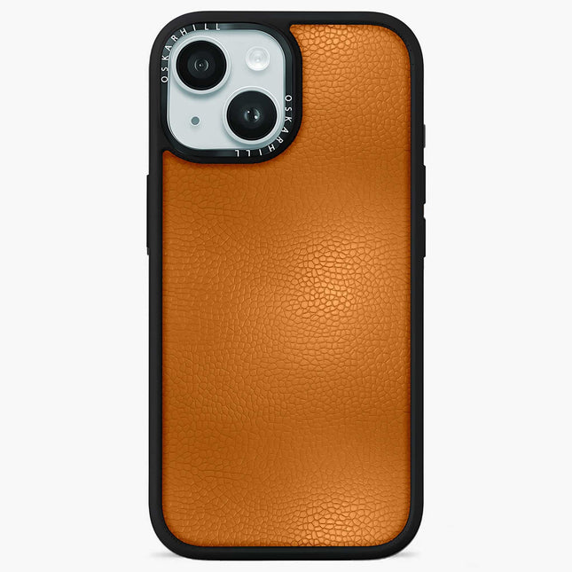 Coque Elite Leather pour iPhone 15 — Brun roux