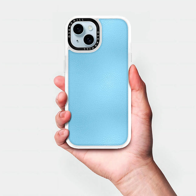 iPhone 13 Case Classic Leather — Sky Blue