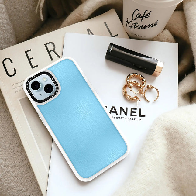 iPhone 13 Case Classic Leather — Sky Blue