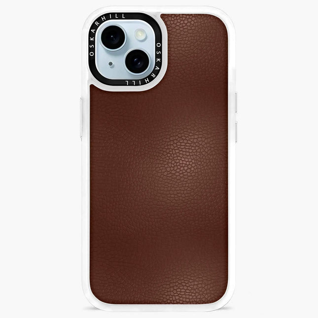 iPhone 14 Plus in Classic Leather MagSafe Compatible Crater Brown