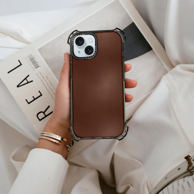 Coque iPhone 13 Bounce — Crater Brown