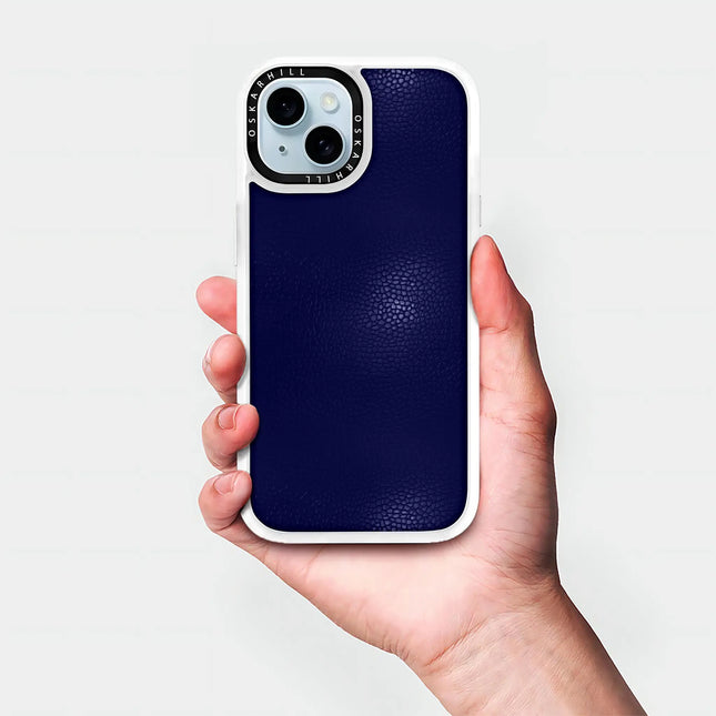 iPhone 13 Mini Case Classic Leather — Night Blue