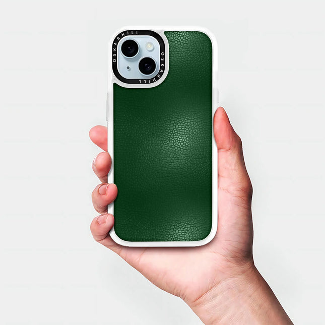 iPhone 14 Plus Case Classic Leather — Dark Green