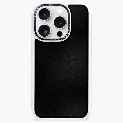 iPhone 16 Pro Case Classic Leather — Smoky Black