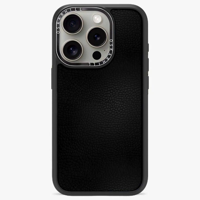 Coque Elite Leather pour iPhone 14 Pro — Noir fumé