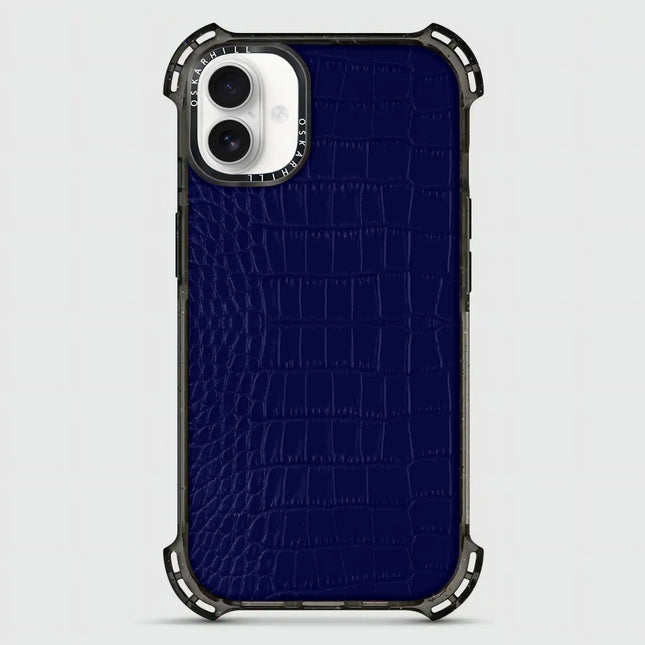 Coque iPhone 16 Plus Alligator Bounce — Bleu nuit