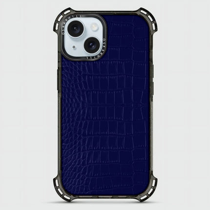 Coque iPhone 15 Plus Alligator Bounce — Bleu nuit