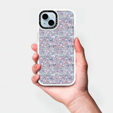 Coque iPhone 13 Classic — Paillettes givrées étoilées