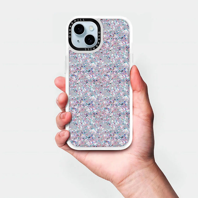 iPhone 14 Plus in Classic MagSafe Compatible Starlight Frost Glitter Case