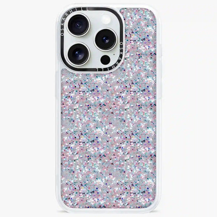 Coque iPhone 13 Pro Classic — Paillettes givrées étoilées