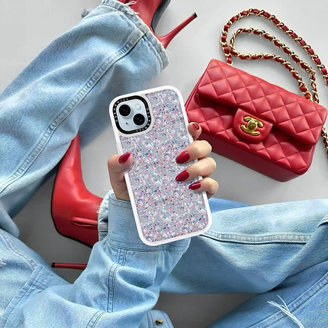 iPhone 15 Plus Case Classic — Starlight Frost Glitter