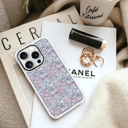 Coque classique pour iPhone 15 Pro Max — Starlight Frost Glitter