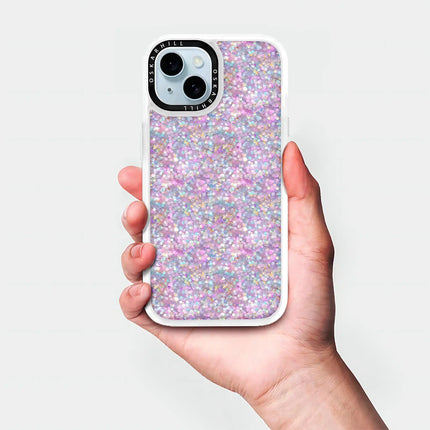 Coque iPhone 13 Mini Classic — Paillettes pastel crépusculaires