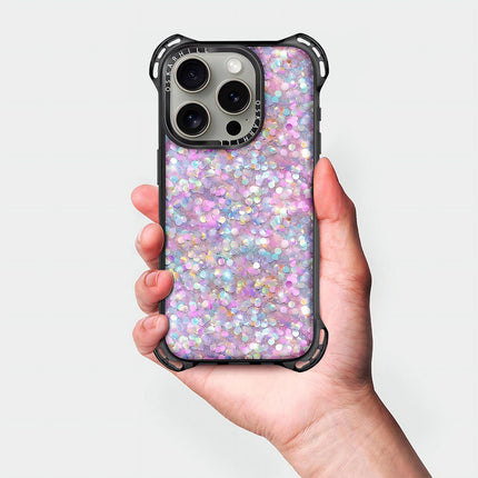 iPhone 16 Pro Case Bounce — Pastel Twilight Glitter