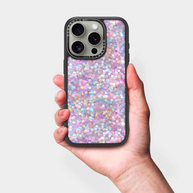 iPhone 16 Pro Elite MagSafe Compatible Pastel Twilight Glitter Case