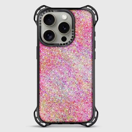 Coque iPhone 14 Pro Max Bounce — Paillettes roses