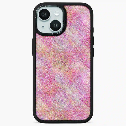 Coque Elite pour iPhone 15 Plus — Paillettes roses