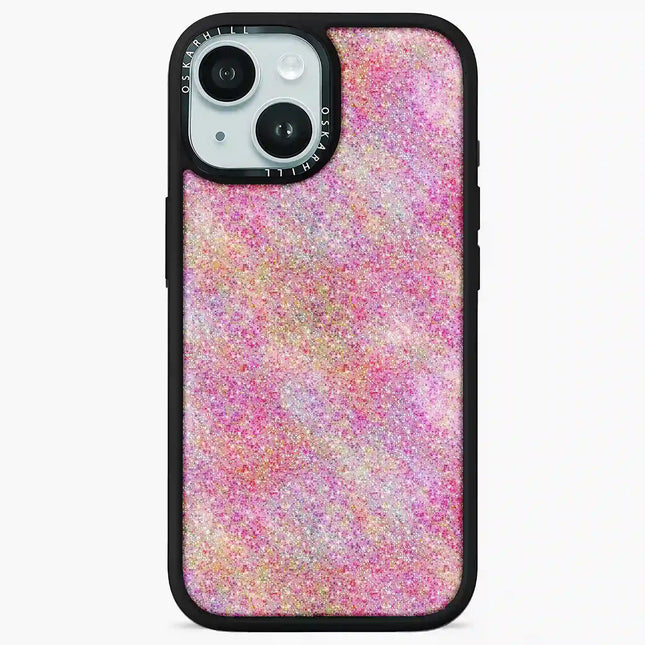 iPhone 14 Elite MagSafe Compatible Pink Glitter Case