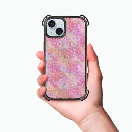 iPhone 15 Case Bounce — Pink Glitter