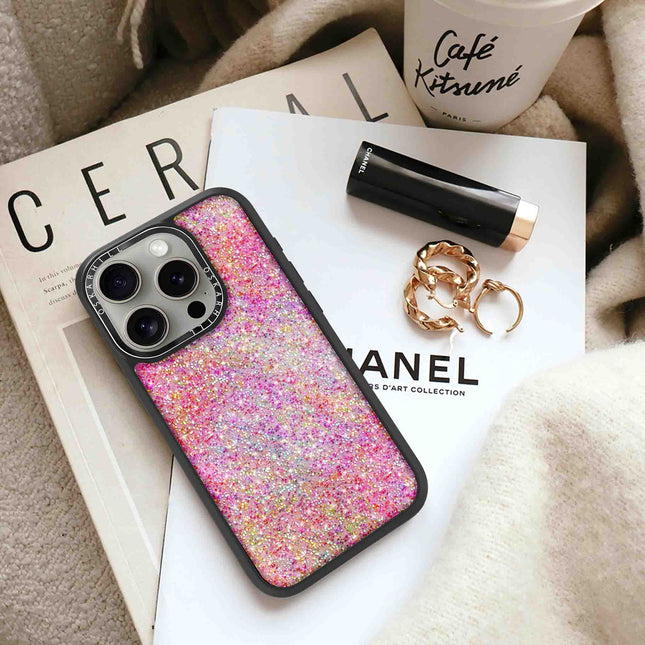 iPhone 13 Pro Case Elite — Pink Glitter