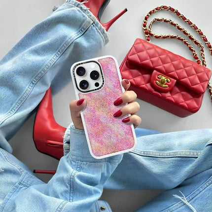 iPhone 13 Pro Max Case Classic — Pink Glitter