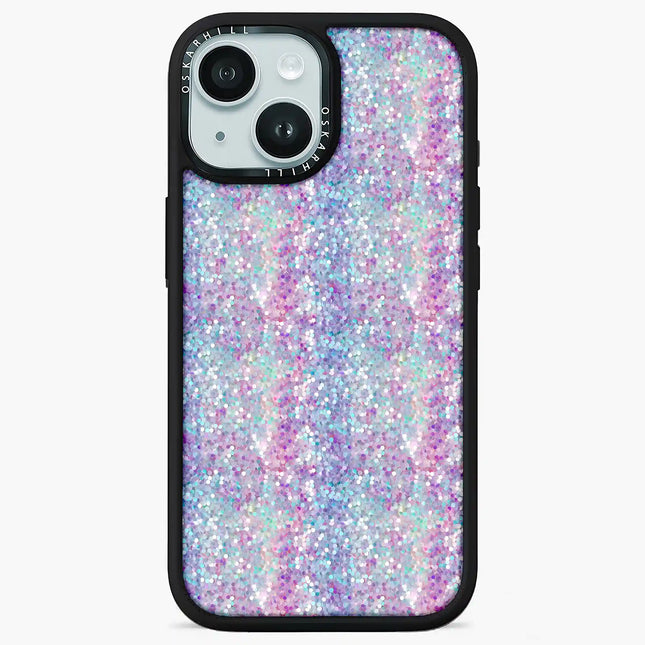 iPhone 13 Mini Elite MagSafe Compatible Pastel Purple-Blue Glitter Case