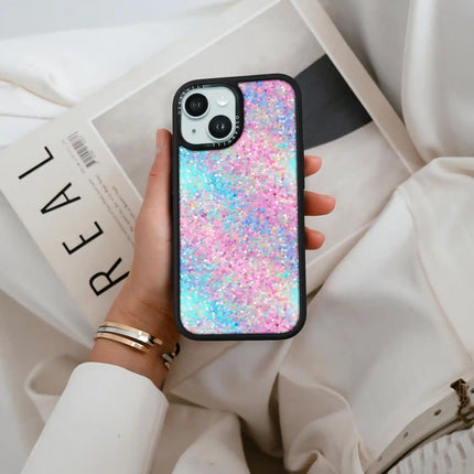 Coque Elite pour iPhone 15 Plus — Paillettes multicolores