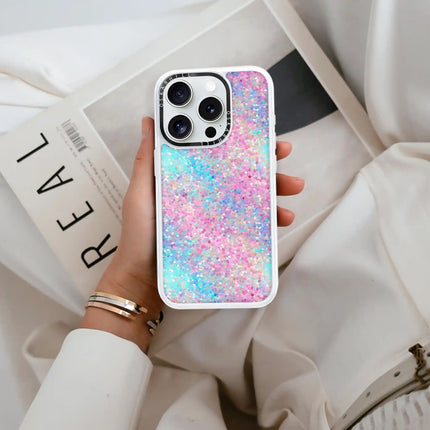 Coque iPhone 13 Pro Max Classic — Paillettes multicolores