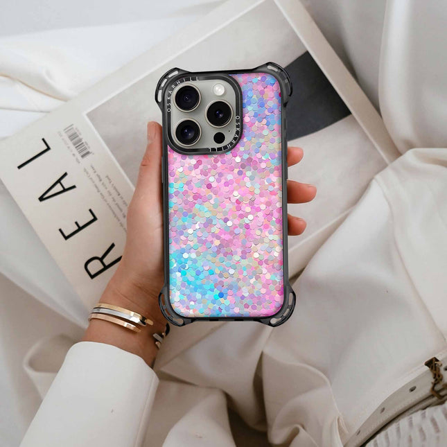 iPhone 13 Pro Case Bounce — Pastel Multicolor Glitter