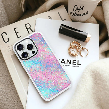 Coque iPhone 13 Pro Classic — Paillettes multicolores