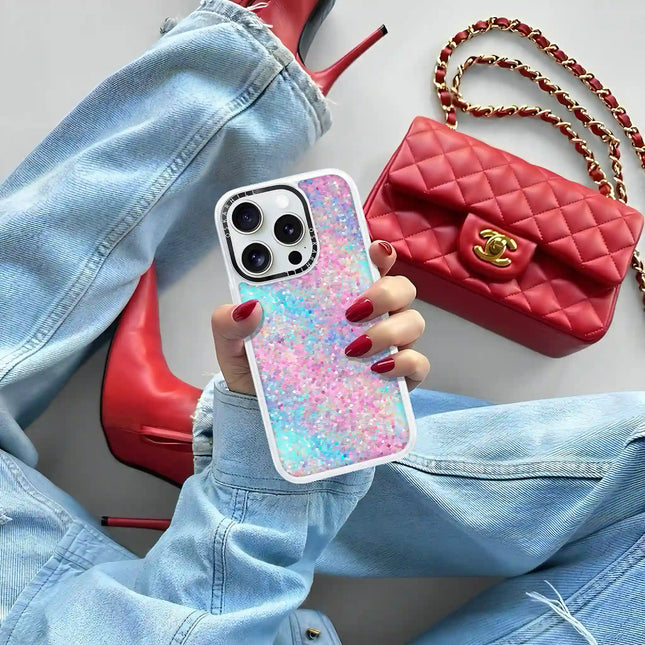 iPhone 14 Pro Case Classic — Multicolor Glitter