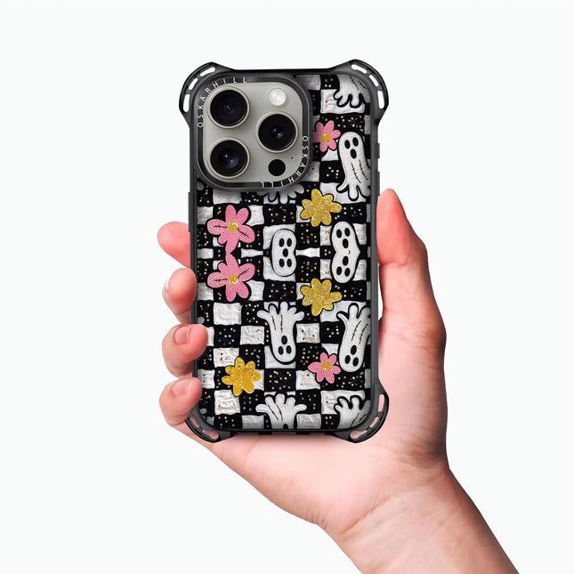 iPhone 16 Pro Max Bounce MagSafe Compatible Ghostly Garden Case