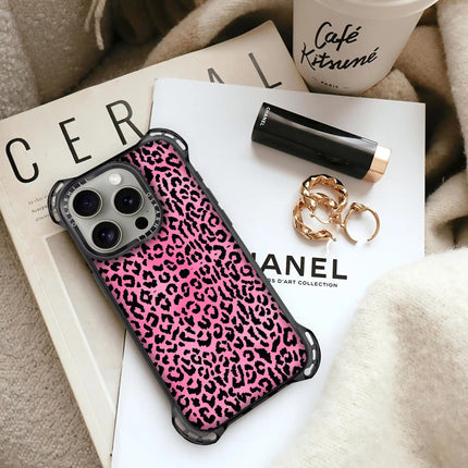 Coque iPhone 13 Pro Bounce — Panthère rose scintillante