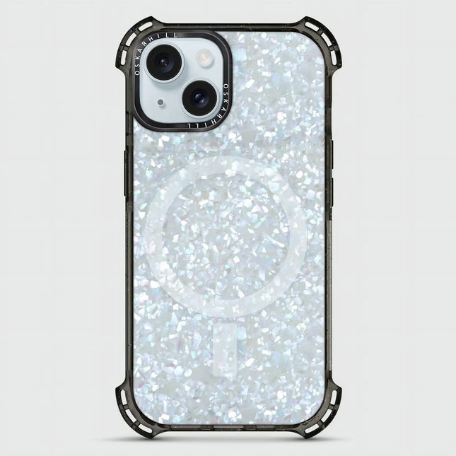 iPhone 14 Bounce MagSafe Compatible Crystal Frost Shimmer Case