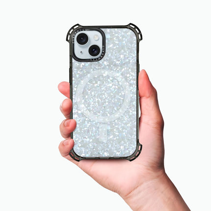 Coque iPhone 13 Mini Bounce — Cristal givré scintillant